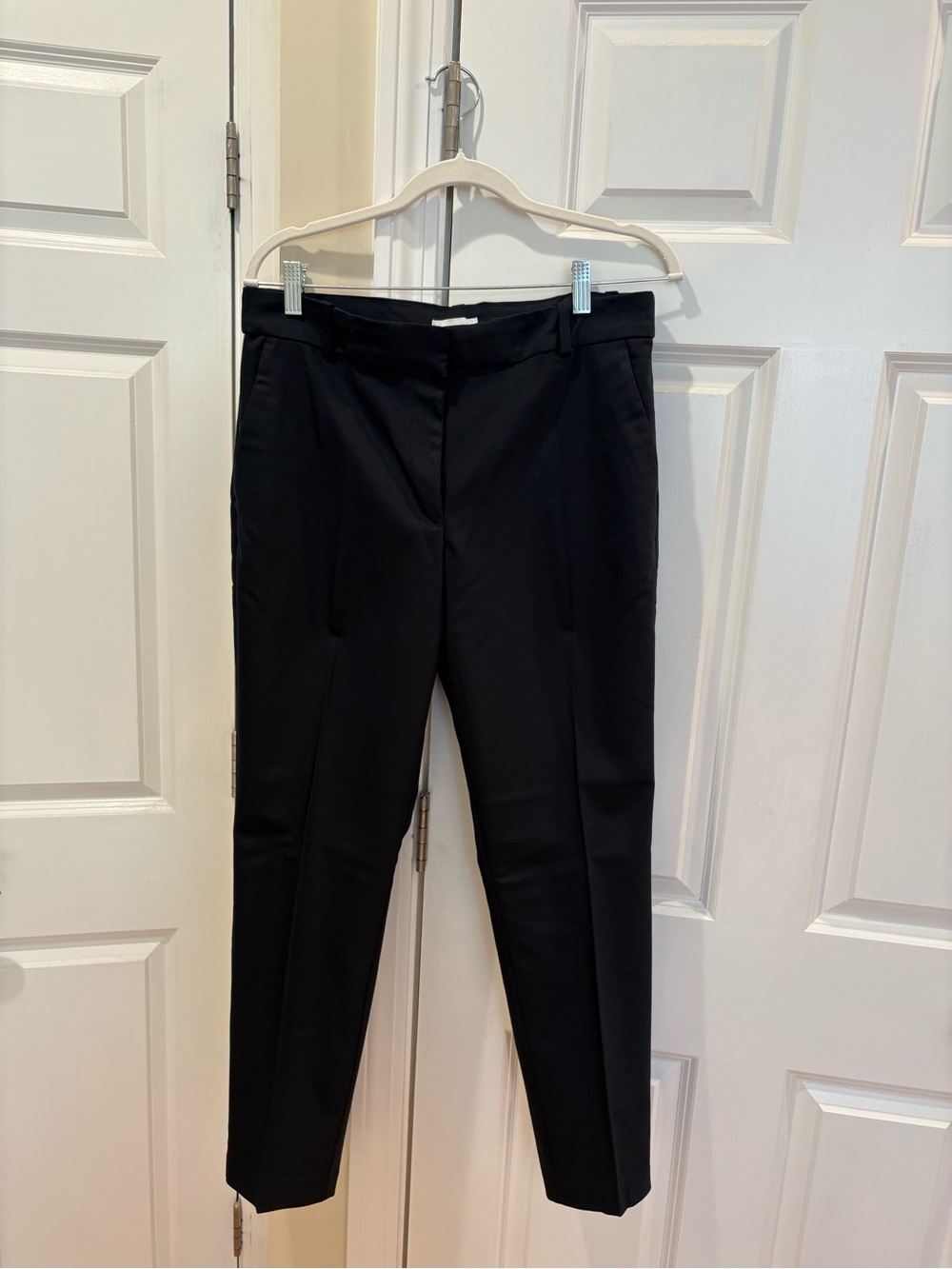 H&M Navy Cropped Women's Trousers